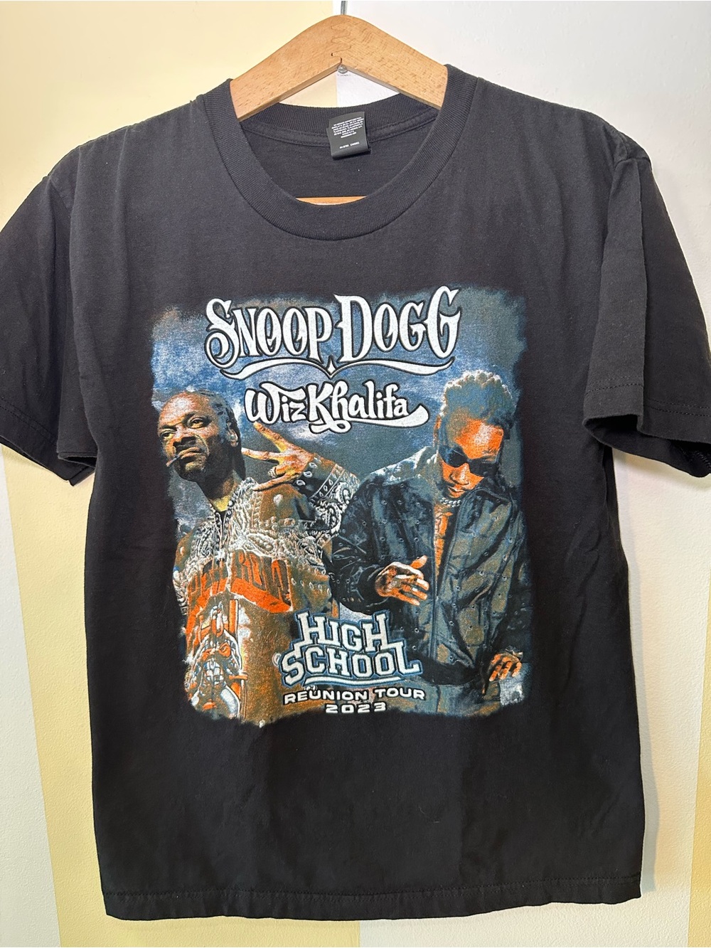 Black Graphic Short Sleeve Tour Tee